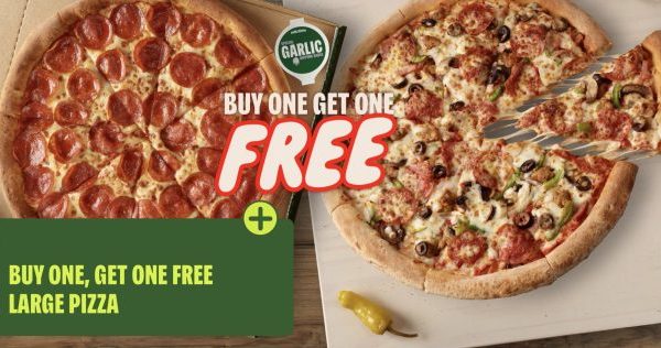 Papa John’s Pizza Discount: Buy One, Get One Free Large Pizzas!